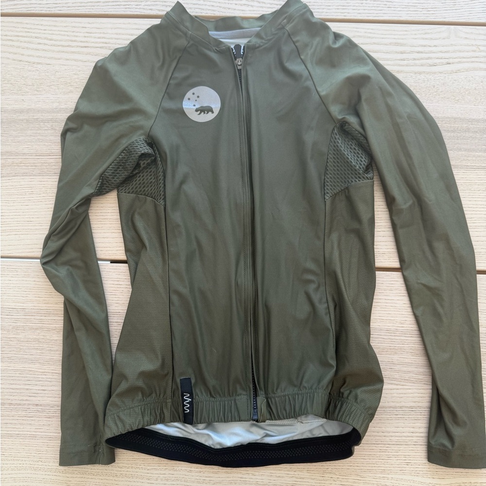 Wyn Republic Women's Olive Green LS jersey